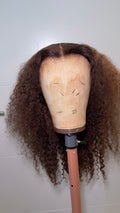 Brown Burmese Curly Wig