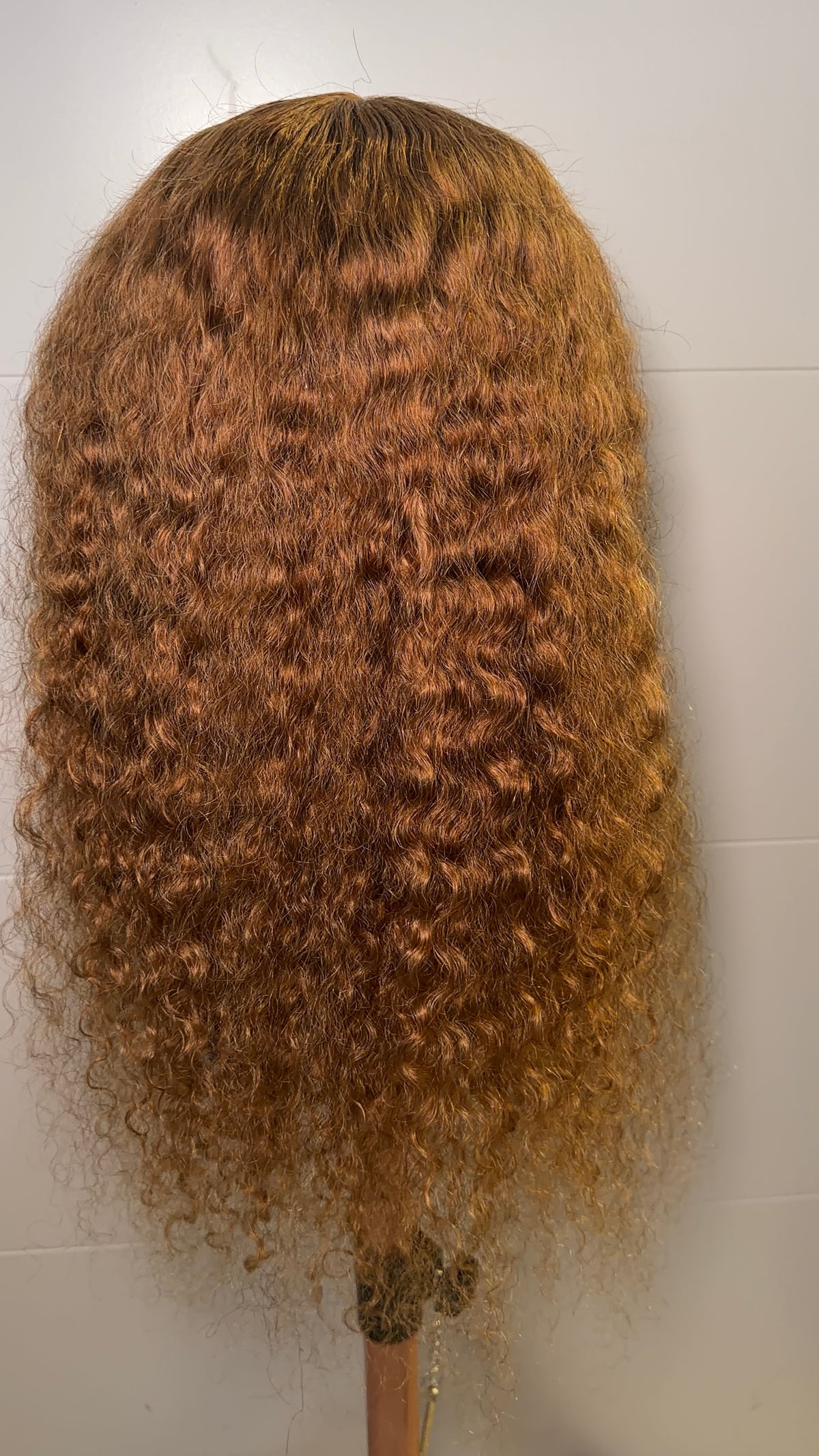 Brown Burmese Curly Wig
