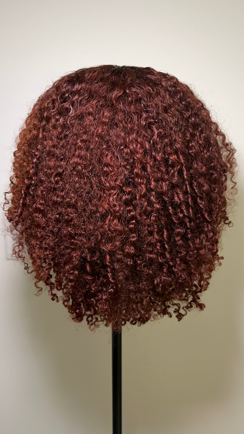 Kinky Curly Reddish Brown Wig