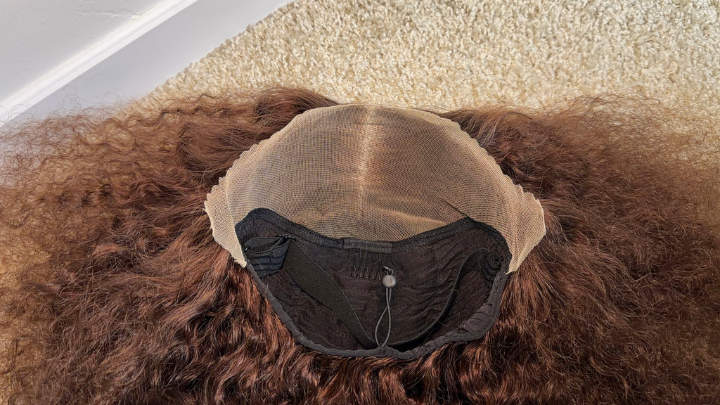 Brown Burmese Curly Wig