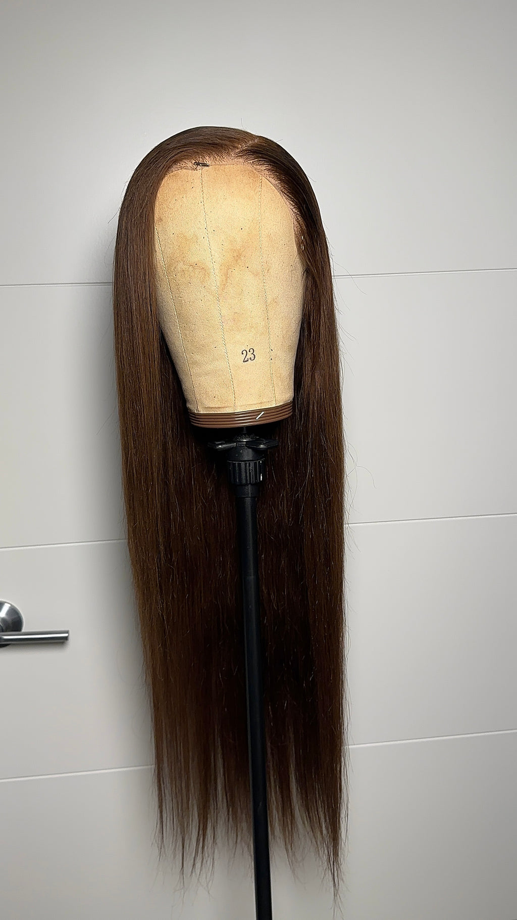 Straight Chocolate Brown Wig